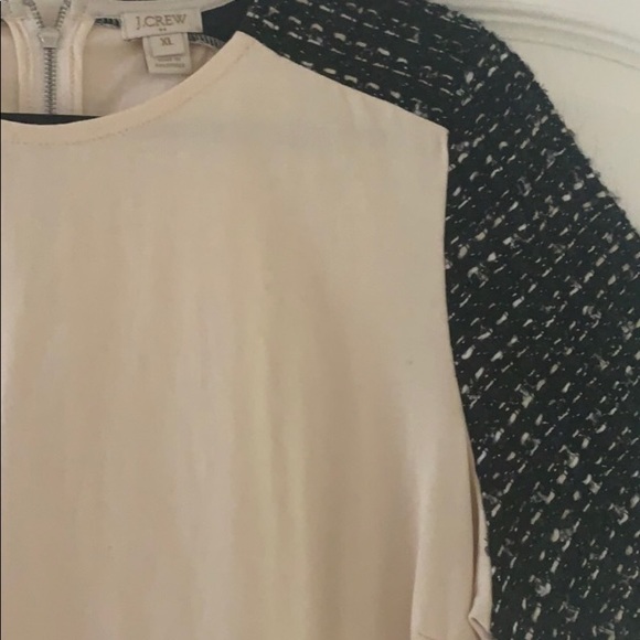 J Crew Tweed Sleeve Top - Picture 4 of 4